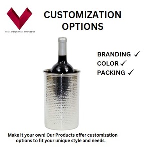 ตู้แช่ไวน์สแตนเลสแบบเต็มทุบเครื่องทำความเย็น Vino แบบทุบทุบเครื่องทำความเย็นงานฝีมือทำความเย็นค้อนยอดเยี่ยม - Product Image 3