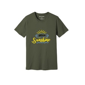 Camiseta informal de algodón 100% con temas de bondad 3D Imprimir 12 opciones de color 160-180 Colocación de diseño personalizable GSM pesado - Product Image 1
