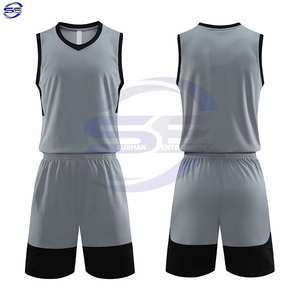 Maillot d'entraînement de basket-ball unisexe à séchage rapide uniforme vierge imprimé recto-verso personnalisable équipe jeunesse options de taille plus pour adultes - Product Image 4