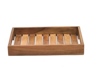 Plateau de service en bois naturel avec poignée simple, plateau de service en bois fait à la main, plateau décoratif en bois durable au prix le plus bas - Product Image 6