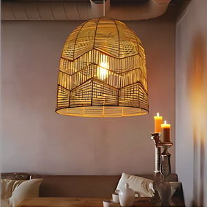 Lámpara de pantalla, superventas, tejido hecho a mano, decoración del hogar, personalización artesanal, fabricante de Vietnam - Product Image 2