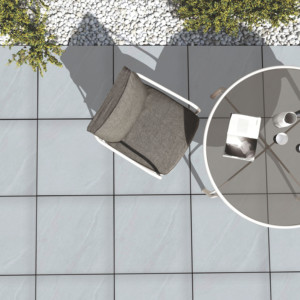 Tuiles indonésiennes résistantes à la chaleur Finition métallique Bandes de bois Carreaux 600x600mm Carreaux de sol en porcelaine pour maison luxueuse. - Product Image 1