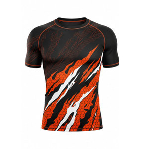 Camiseta Deportiva de Manga Corta para Hombre, con Estampado Tribal, de Secado Rápido, de Poliéster, para Actividades al Aire Libre - Product Image 2