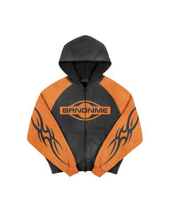 Sudadera con capucha y cremallera para hombre y mujer con estampado personalizado, ropa informal holgada, a la moda de manga larga Sudadera con capucha, sudaderas con personalidad - Product Image 6