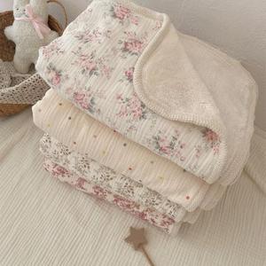 Coperta di mussola leggera Vintage in peluche e soffice garza di cotone in mussola morbida <span class=keywords><strong>trapunta</strong></span> da letto per ragazzi e ragazze - Product Image 1