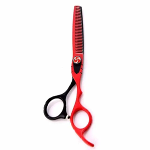 Ciseaux de coiffure enduits de fantaisie en acier inoxydable équipement d'amincissement des cheveux de salon de coiffure de soins personnels - Product Image 3