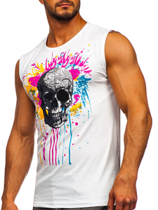 Camiseta sin mangas de gimnasio de moda de alta calidad con logotipo personalizado para hombre con camiseta sin mangas de etiqueta privada - Product Image 3