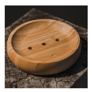 Moderno Porta Jabones de Madera con Drenaje, Diseño Artesanal, Precio Superior para Baños, Porta Jabones con Logotipo Personalizado - Product Image 5