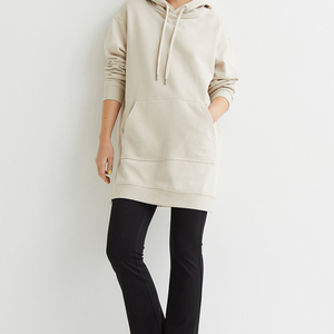 Sudadera con capucha para mujer, ropa de calle personalizada, informal, básica, de manga larga, lisa, cómoda, con cremallera completa - Product Image 3