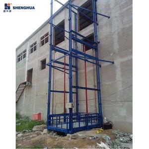 Shenghua SJD Elektrikli Hidrolik Çelik Yük Asansörü Kılavuz Rayları 5.5-7.5kW Motor 2m*1.5m Tabla Depo Asma Kat Yükleme İçin - Product Image 6