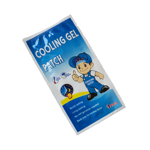 CE ISO sekali pakai Mint alami biru merah muda ungu kuning hijau dewasa bayi demam sakit kepala menghilangkan nyeri Gel pendingin Patch - Product Image 4