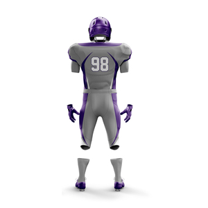 Uniforme de football américain Ensemble de vêtements de sport sur mesure Tissu durable à double point Usine OEM ODM Fournisseur Pakistan - Product Image 3