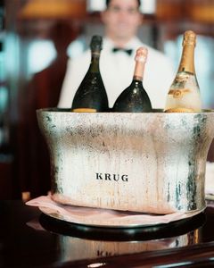 Bol à champagne antique et seau à glace en acier inoxydable de qualité créative avec poignée en cerf seau à vin de fournisseurs en gros - Product Image 5