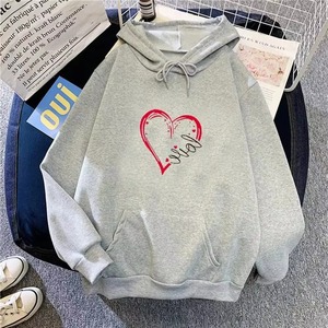 Fashion Sourcing Women Winter Long Oversized Hoodie Velour Fabric Streetwear Front Logo 100% Cotton Soft - Product Image 4