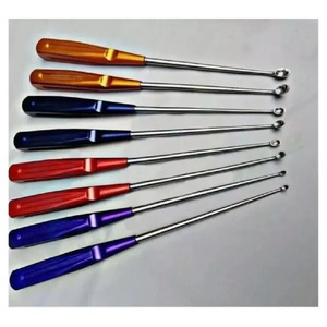 Curetas cervicales óseas Instrumentos ortopédicos de columna vertebral Juego de instrumentos manuales de acero inoxidable de 8 piezas de alta calidad - Product Image 2
