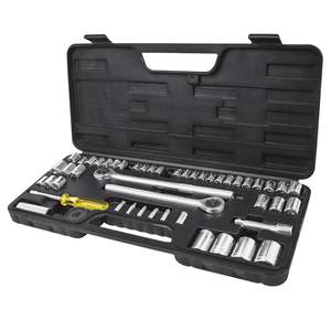 Juego de Herramientas Mecánicas de Calidad Profesional Pretul SET-51 de 51 Piezas para el Hogar Incluyendo Martillos, Desarmadores, Brocas y Estuche - Product Image 4