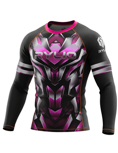 Quick Dry Breathable <b>Men's</b> <b>Compression</b> <b>Shirt</b> Custom Print BJJ Grappling Rash Guard <b>for</b> Fighting Training and Fitness Apparel - Product Image 4