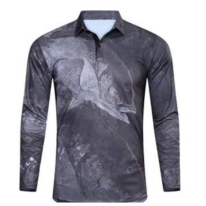 Buena calidad OEM diseño de logotipo personalizado ropa deportiva ropa de pesca polos 100% poliéster Spandex nueva impresión por sublimación 2025 - Product Image 5