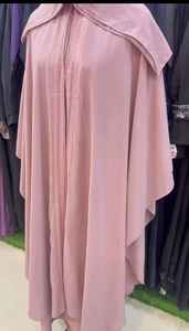 Kimono décontracté pour femmes élégant et modeste brodé à la main Abaya XXL taille bouton vêtements pour adultes fait à la main Style musulman - Product Image 3