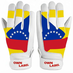 Gants de frappe de baseball à thème national, prix de gros, personnalisés, résistants aux chocs, absorbant les chocs - Product Image 5