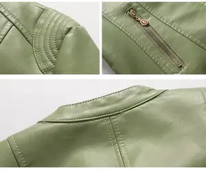 PromotionLeather Chaquetas de mujer de Pakistán Chaqueta de cuero de moda de alta calidad para mujer Cuero de piel de oveja original Tamaño personalizado - Product Image 3