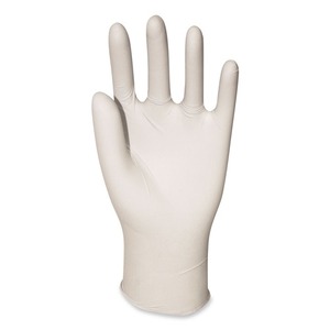 Paseo de Madera de 4 Milésimas de Pulgada y 9.5 Pulgadas Guantes de Seguridad Desechables de Vinilo Sintético, Color Beige, Pequeños, Sin Polvo, 100 Unidades por Caja - Product Image 4