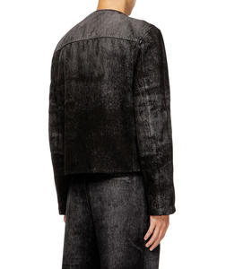 Wholesale Custom Work Cropped Bomber <b>Jacket</b> Mens Vintage Casual Coat Solid <b>Jackets</b> Custom Logo Denim <b>Jacket</b> For Men - Product Image 5