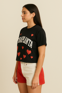 T-shirt en coton sérigraphié personnalisé pour Streetwear T-shirt d'été 100 coton avec des graphiques audacieux à manches courtes coupe unisexe - Product Image 3