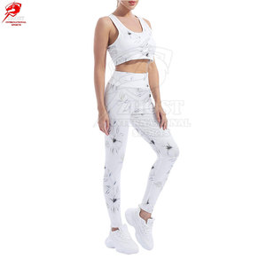 Nuevo conjunto de yoga para mujer, de material duradero y cómodo, para diseño personalizado de ropa deportiva para entrenamiento. - Product Image 6