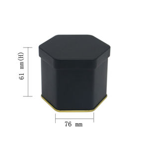 Compassion Collection Gold Matt Plated Stainless Steel Hexagon <b>Shaped</b> Votive <b>Candle</b> Holder Stylish Home Christmas Decoration - Product Image 4