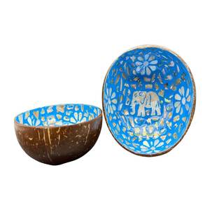 Meilleur prix pour les nouveaux bols de noix de coco laqués de qualité supérieure Style unique et design coloré du Vietnam - Product Image 3