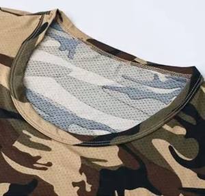 Tissu camouflage vente en gros de vêtements de haute qualité 100% coton t-shirt personnalisé chemise surdimensionnée vierge avec logo personnalisé 250 GSM t-shirt - Product Image 5