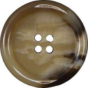 Elegante cuerno de buey hecho a mano Botones de 2 agujeros Aspecto rústico - Product Image 4