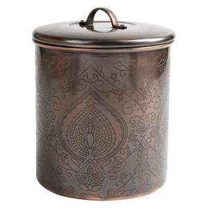 Tarro de almacenamiento de cobre antiguo con diseño de logotipo en relieve Contenedor de condimentos de cubierta nueva clásica y tarro de especias - Product Image 4
