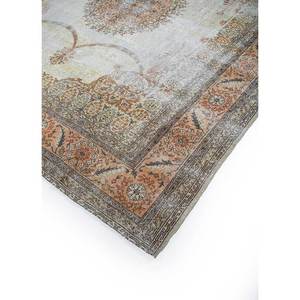 Tapis en laine noué à la main doré vintage, grand format, Pae-1833, motifs rectangulaires abstraits à médaillon, pour la maison, le salon et la chambre à coucher - Product Image 2