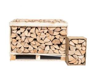 Bois de chauffage en chêne séché au four de qualité supérieure, 8 mini bûches, boîte de 12 lb, propre, bois de cuisson à haute chaleur et pour foyer - Product Image 6