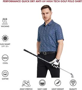 Polos informales de alta calidad OEM a precio de fábrica para hombre, Polo bordado transpirable de secado rápido a granel para Polo personalizado - Product Image 5