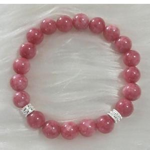 Bracelet en perles rondes en résine de haute qualité en gros pour femmes, bijoux de mode en provenance d'Inde - Product Image 5