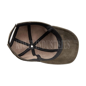 Sombreros de béisbol deportivos de 6 paneles de alta calidad Sombrero de béisbol de gamuza de bajo precio Toda la tasa de venta Sombreros de béisbol de gamuza - Product Image 4