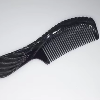 Peigne à cheveux artisanal de 13 cm, style européen-américain, élégant, vintage, imperméable, protection solaire, design personnalisable
