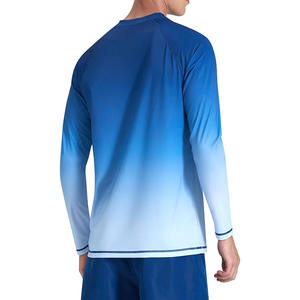 Custom Sublimated Rash Guard manga larga Rashguards Custom Made Men's Adult Poliéster Sportswear Rash Guards - Product Image 3