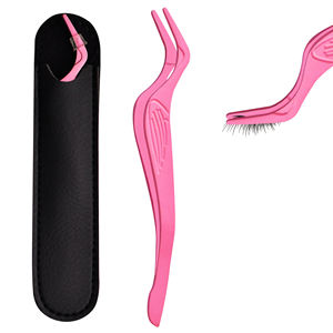 Applicateur de cils en vison réutilisable Khadmi Impex, en acier inoxydable plaqué or, avec pointe en fibre antistatique de précision, étiquetage privé - Product Image 3