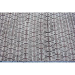 พรมวินเทจ, พรมตุรกีขนาด 3.5x9.7 ฟุต, พรมลายสัตว์สีน้ำตาลน้ำเงิน - Product Image 4