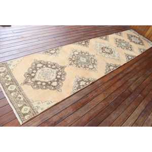 พรมวินเทจตุรกี ขนาด 2.9x12.9 ฟุต (89x394 ซม.) สีน้ำตาลไล่เฉด - Product Image 2
