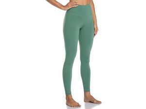 Leggings d'entraînement taille haute femmes pantalons de yoga de gym coupe extensible tissu respirant évacuant l'humidité parfait pour l'entraînement quotidien - Product Image 5