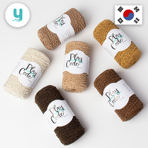 Code de jeu de fil au crochet (200g) Fabriqué en Corée, fil mélangé de coton et de polyester, idéal pour le tricot avec des combinaisons colorées - Product Image 2