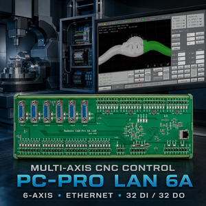 Controlador CNC Ethernet de 6 Ejes RADONIX PC-Pro LAN 6A para Corte de Tubos de Plasma, Biselado Rotatorio y Mesas de Oxígeno - Product Image 2