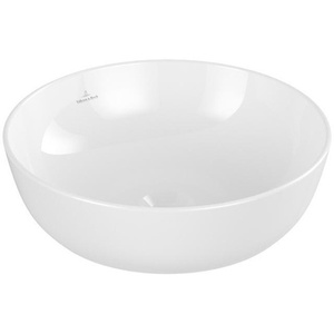 Lavabo Redondo de Cerámica Moderno para Encimera V&B ARTIS, D=430mm, Blanco, Sin Desagüe, VILLEROY & BOCH - Product Image 4