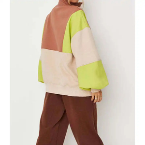 PRIX FOB BAS Sweat-shirts pour femmes 100% coton, coupe oversize, épaules tombantes, grammage lourd 500GSM, manches longues, style décontracté, à capuche - Product Image 6