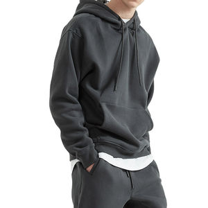 Oversized Basics Cotton Blended Fashion Wear Precio bajo Sudaderas con capucha de gran tamaño Uso al aire libre Sudaderas con capucha de gran tamaño para hombres - Product Image 1